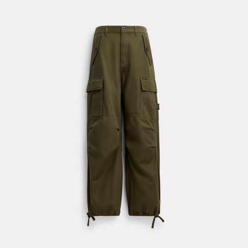 Pantalon cargo en coton biologique - COACH - Modalova