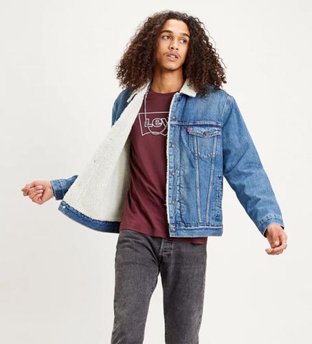 Veste longue levis homme sale