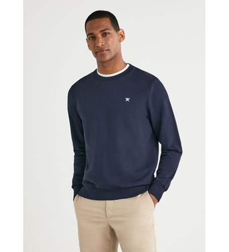 HM580957 Pull-over Logo (L), Bleu, Casuel, Coton - Hackett London - Modalova