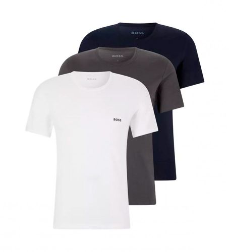 Pack 3 T-Shirts RN Clsico , , blanc (L), Homewear, Coton, Manche courte - BOSS - Modalova