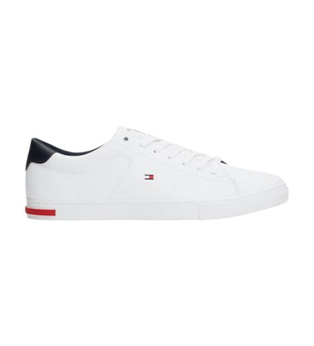 FM0FM04047 Baskets Vulcanised Essential en cuir (42), Plat, 1 à 3 cm, Lacets, Casuel - Tommy Hilfiger - Modalova