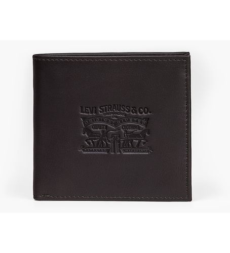 Portefeuille en cuir vintage deux chevaux Bifold Coin marron (OSFA), Noir, Casuel - Levi's - Modalova