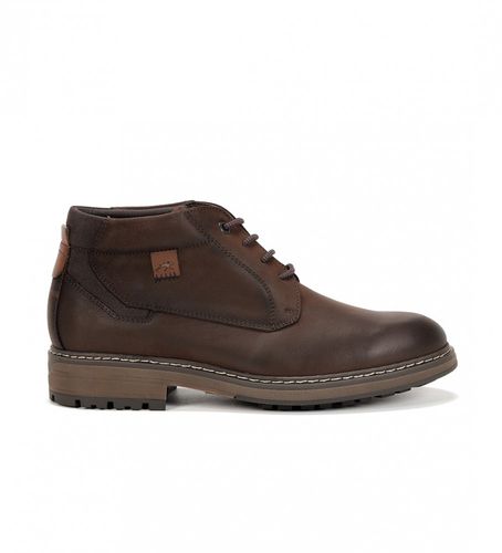 F1593 Bottines en cuir F1593 Marron (39), 1 à 3 cm, Lacets, Casuel - Fluchos - Modalova