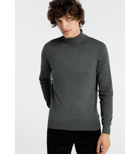 Pull de base - Col de cygne (M), Casuel, Gris, Coton, Manche longue - Lois Jeans - Modalova