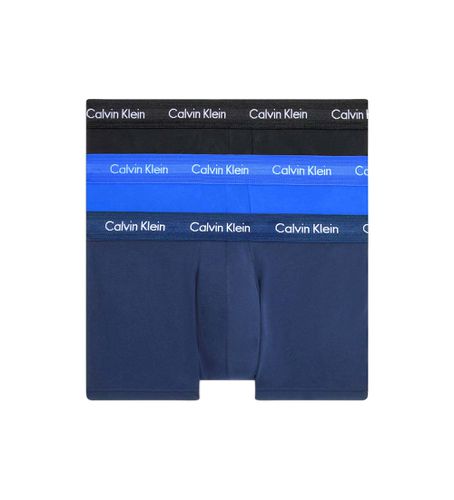 U2664G Lot de 3 cale (L), Noir, Bleu, Homewear, Coton, Marine - Calvin Klein - Modalova