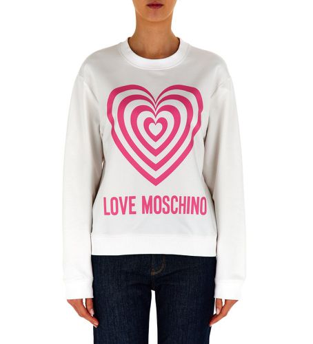 W 6 306 56 E 2246 Sweat-shirt avec logo (38), Casuel, Coton - Love Moschino - Modalova