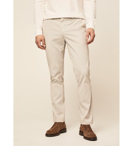 HM212408 Pantalon chino slim texturé (38/32), Casuel, Coton - Hackett London - Modalova