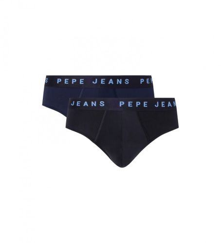 PMU10986 2-pack Logo Briefs Print, (XL), Homewear, Polyester, Marine - Pepe Jeans - Modalova