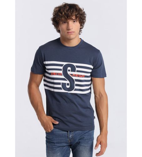 T-shirt 134417 (S), Casuel, Coton, Manche courte - Six Valves - Modalova