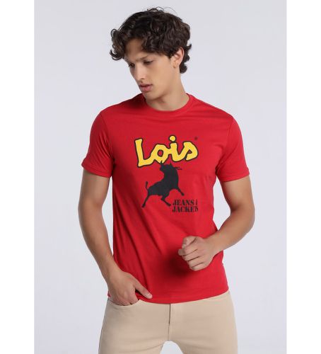 T-shirt à manches courtes (3XL), Rouge, Casuel, Coton, Manche courte - Lois Jeans - Modalova