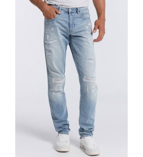 Jeans - Slim fit ciel (30), Casuel, Coton, Denim - Six Valves - Modalova