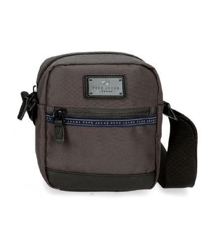 Unisex. 7655231 Iron Petit sac à bandoulière avec poche avant -15X19,5X6cm (OSFA), Casuel, Gris, Polyester - Pepe Jeans - Modalova