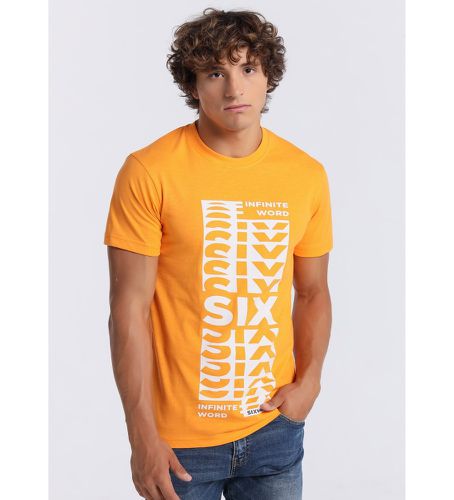 T-shirt 134389 (S), Casuel, Coton, Manche courte - Six Valves - Modalova