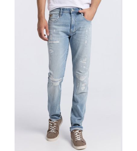 Jeans Slim Fit ciel (36), Casuel, Coton, Denim, Classique - Lois Jeans - Modalova