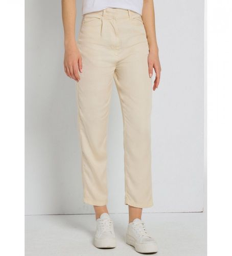 Pantalon chino - Loose Pleat off (30), Blanc, Casuel, Coton - Lois Jeans - Modalova