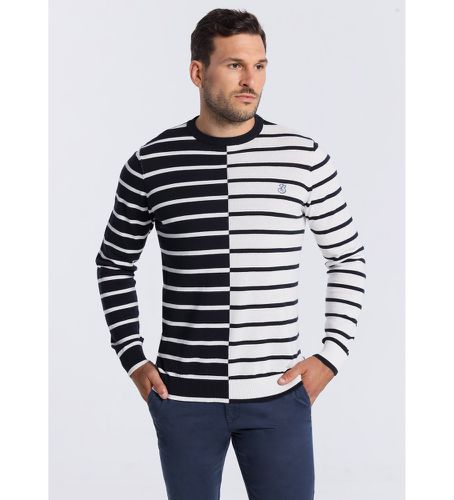 Pull box-collared, (3XL), Casuel, Coton, Manche longue, Marine - Bendorff - Modalova