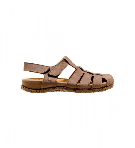 Unisex. 2586211UN005_039 Sandales en cuir N5862 marron Tabernas (36), Plat, Velcro, Casuel - El Naturalista - Modalova