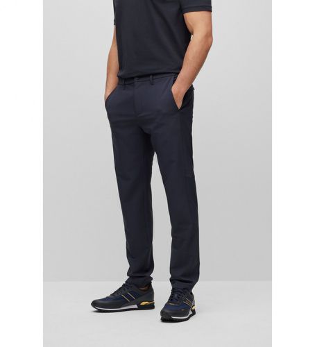 Pantalon chino slim Commuter (46), Casuel, Polyester, Marine - BOSS - Modalova