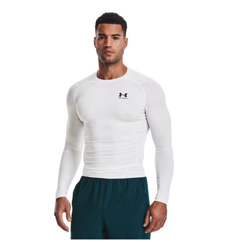 HeatGear Armour Long Sleeve T-Shirt (L), Blanc, Sport, Multisport, Polyester, Manche longue - Under Armour - Modalova