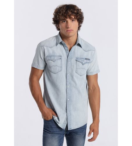 Chemise 132840 (S), Casuel, Coton, Manche courte - Six Valves - Modalova