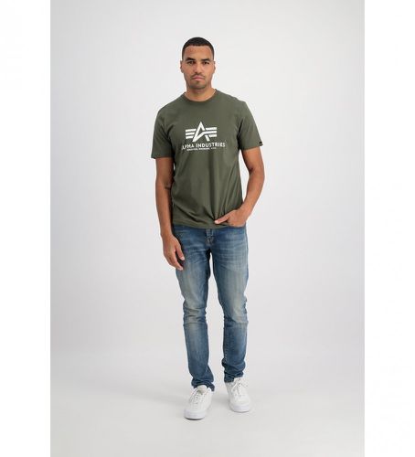 T-shirt avec logo (S), Casuel, Coton, Manche courte - ALPHA INDUSTRIES - Modalova