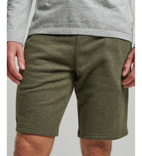 M7110381A Short en maille avec logo Vintage brod (S), Casuel, Vert, Coton - Superdry - Modalova