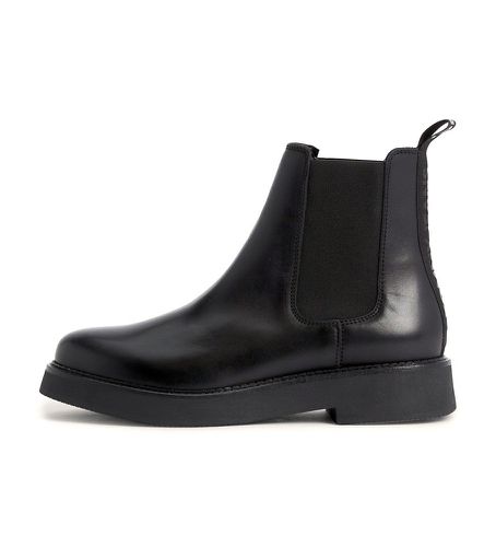 EN0EN02311 Bottines Chelsea en cuir avec inscription noire (39), 3 à 5 cm, Aucun, Casuel - Tommy Jeans - Modalova