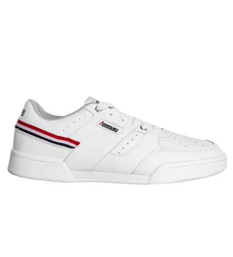 Unisex. K212453 Trainers Supreme (36), Blanc, Tissu, Plat, Lacets, Casuel - Kawasaki - Modalova