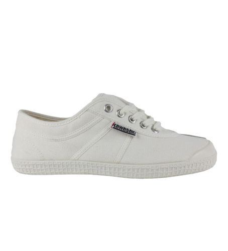 Unisex. K23B Trainers Basic 23 (36), Blanc, Tissu, Plat, Lacets, Casuel - Kawasaki - Modalova