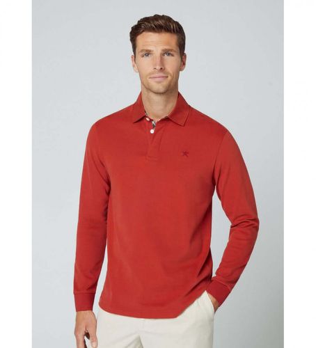 HM570823 Polo de rugby (S), Casuel, Coton, Manche longue - Hackett London - Modalova