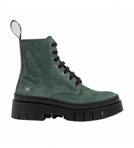 S1UM0 Bottines en cuir 1953S mitilares vertes (41), Superiéur à 10 cm, Lacets, Fermeture éclair, Casuel - Art - Modalova