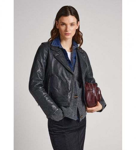 PL402238 Veste en cuir Moon (L), Casuel, Manche longue, Durable - Pepe Jeans - Modalova