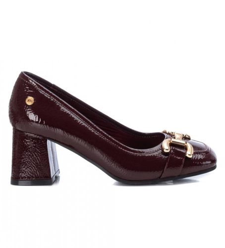 BURDEOS Chaussures 142147 marron - Hauteur du talon 6cm (39), 5 à 8 cm, Aucun, Casuel, Grenat, Vernis, Bordeaux - Xti - Modalova