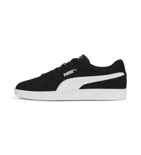 Unisex. 39098401 Smash 3.0 Leather Sneakers (40.5), Cuir, Noir, Plat, Lacets, Casuel - Puma - Modalova