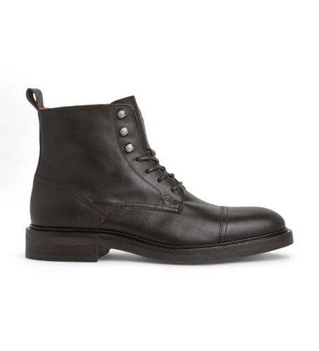 HMS21309 Bottines en cuir Egmont marron (40), Plat, Fermeture éclair, Casuel - Hackett London - Modalova