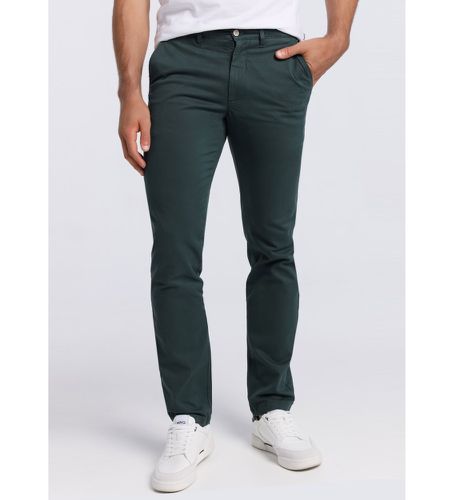 Pantalon chino taille moyenne à taille régulière Pantalon chino taille moyenne (32), Casuel, Vert, Coton - Bendorff - Modalova