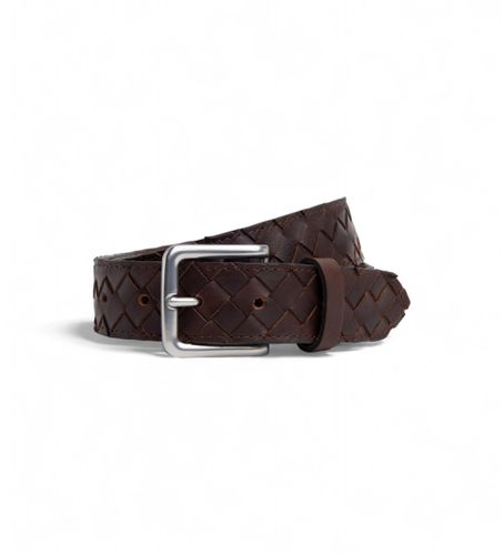 HM413389 Ceinture plate marron (40 cm), Casuel, Cuir - Hackett London - Modalova