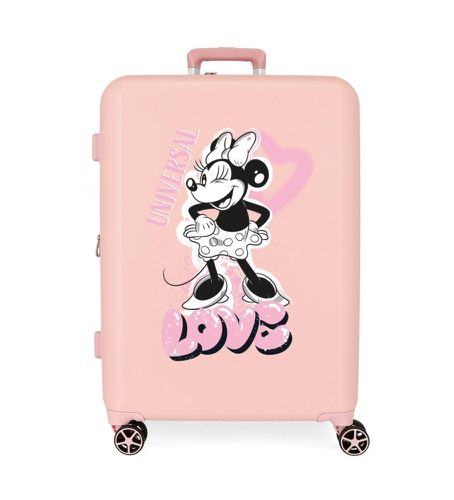 Valise rigide moyenne Minnie Haeart Valise rigide moyenne Minnie Haeart 70 cm (OSFA), Casuel, ABS/Polycarbon - Disney - Modalova