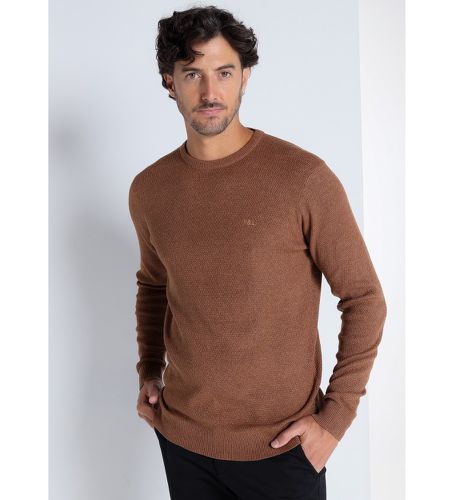 Jumper Structure marron (S), Casuel, Coton, Acrylique, Manche longue - Victorio & Lucchino, V&L - Modalova