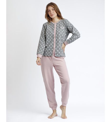 Pyjama manches ouvertes manches longues Sweet Dots B (M), Homewear, , Coton, Manche longue - Admas - Modalova