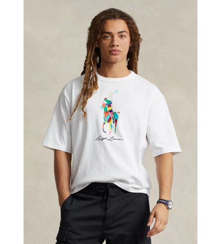 T-shirt en coton à coupe décontractée Big Pony (M), Casuel, Manche courte - Polo Ralph Lauren - Modalova