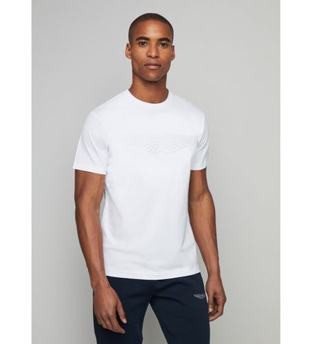 HM500779 Am Emboss T-shirt (XL), Casuel, Coton, Manche courte, Durable - Hackett London - Modalova