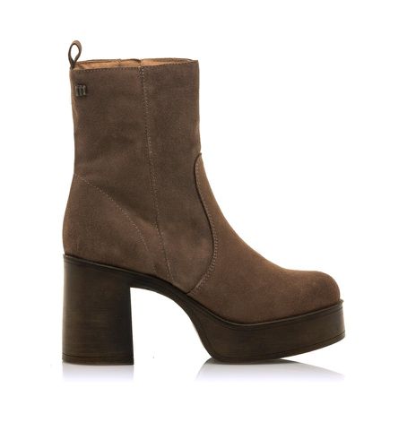 Bottines en cuir des années soixante, marron (36), 5 à 8 cm, Fermeture éclair, Casuel - MTNG - Modalova