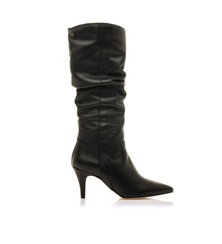 Chantal bottes en cuir - Hauteur du talon 8cm (36), 5 à 8 cm, Fermeture éclair, Casuel - Mustang - Modalova