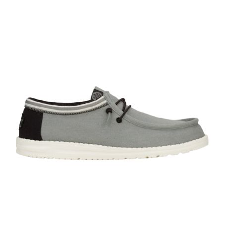 HD40715 Trainers Wally Letterman (43), Tissu, Plat, Lacets, Casuel, Gris - HeyDude - Modalova