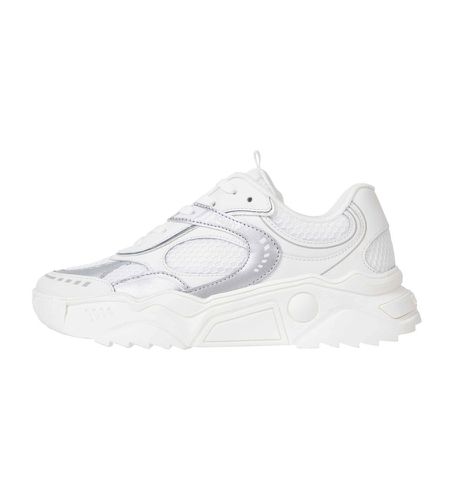 EN0EN02492 Chunky Runner Leather Sneakers (37), Cuir, Blanc, Plat, Lacets, Casuel - Tommy Jeans - Modalova