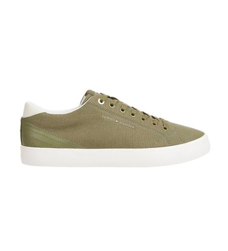 FM0FM05056 Trainers Hi Summer (44), Tissu, Plat, Lacets, Casuel, Vert - Tommy Hilfiger - Modalova