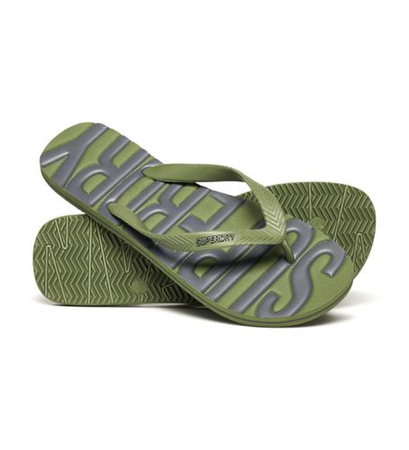 MF310263A Tongs végétaliennes avec logo Vintage Logo (40/41), Plat, Aucun, Casuel, Beachwear - Superdry - Modalova