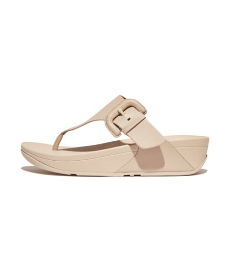 HG9-A20 Sandales en cuir Lulu Covered-Buckle Raw (36), Beige, 3 à 5 cm, Aucun, Casuel - Fitflop - Modalova