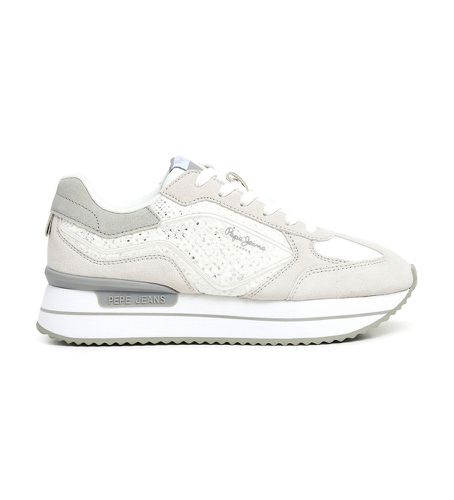 PLS40002 Rusper Gala Leather Sneakers (36), Cuir, Blanc, 3 à 5 cm, Lacets, Casuel - Pepe Jeans - Modalova